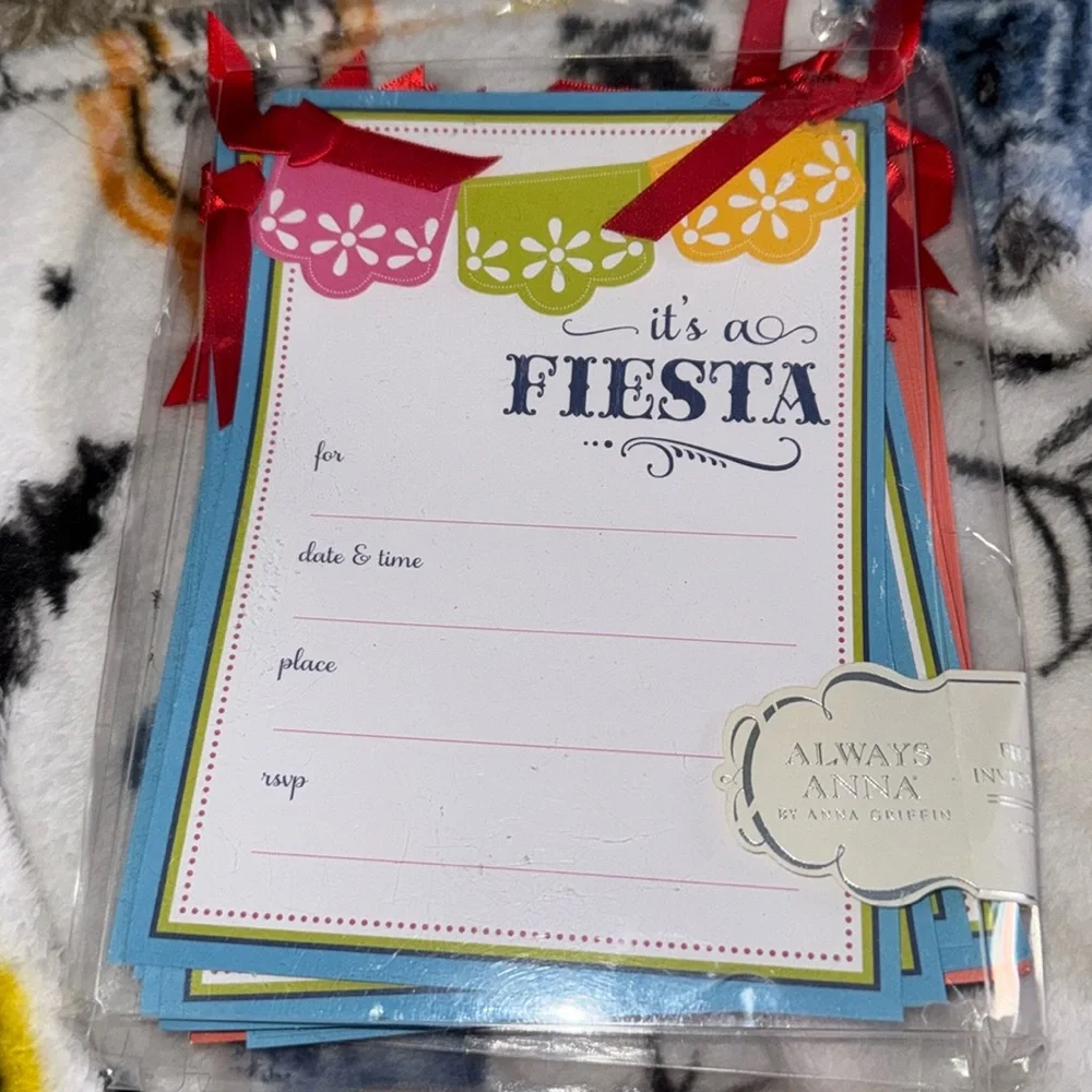 It's a fiesta party invite (8 count) new in package